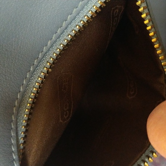 Vintage Coach Legacy Backpack in Light Blue - Picture 8 of 16